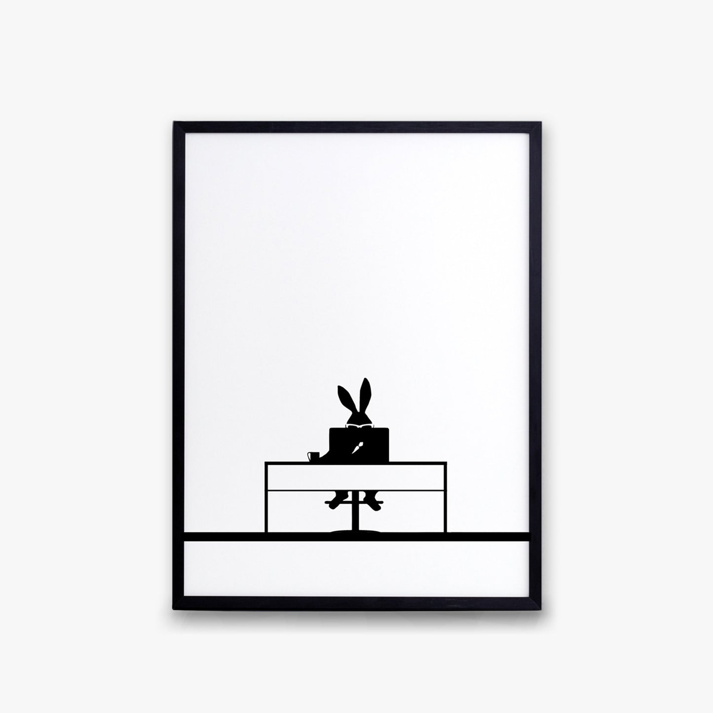 Working Rabbit Print