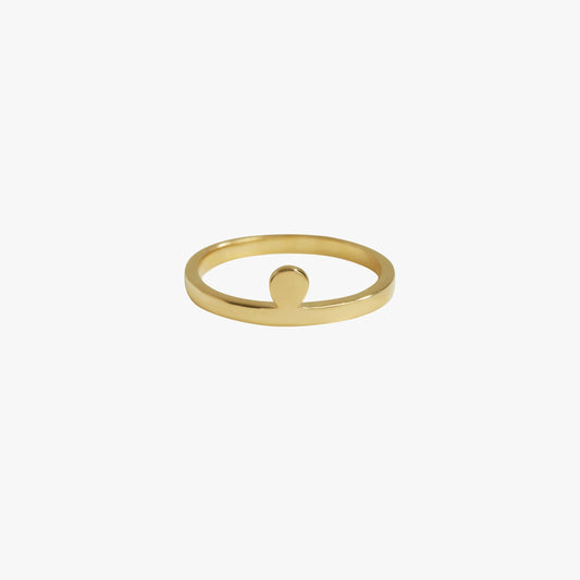Rolling Stone Gold Ring