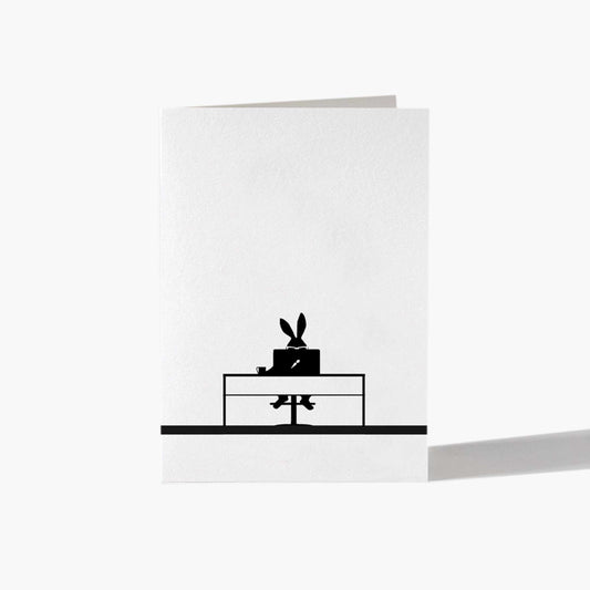 Working Rabbit Card