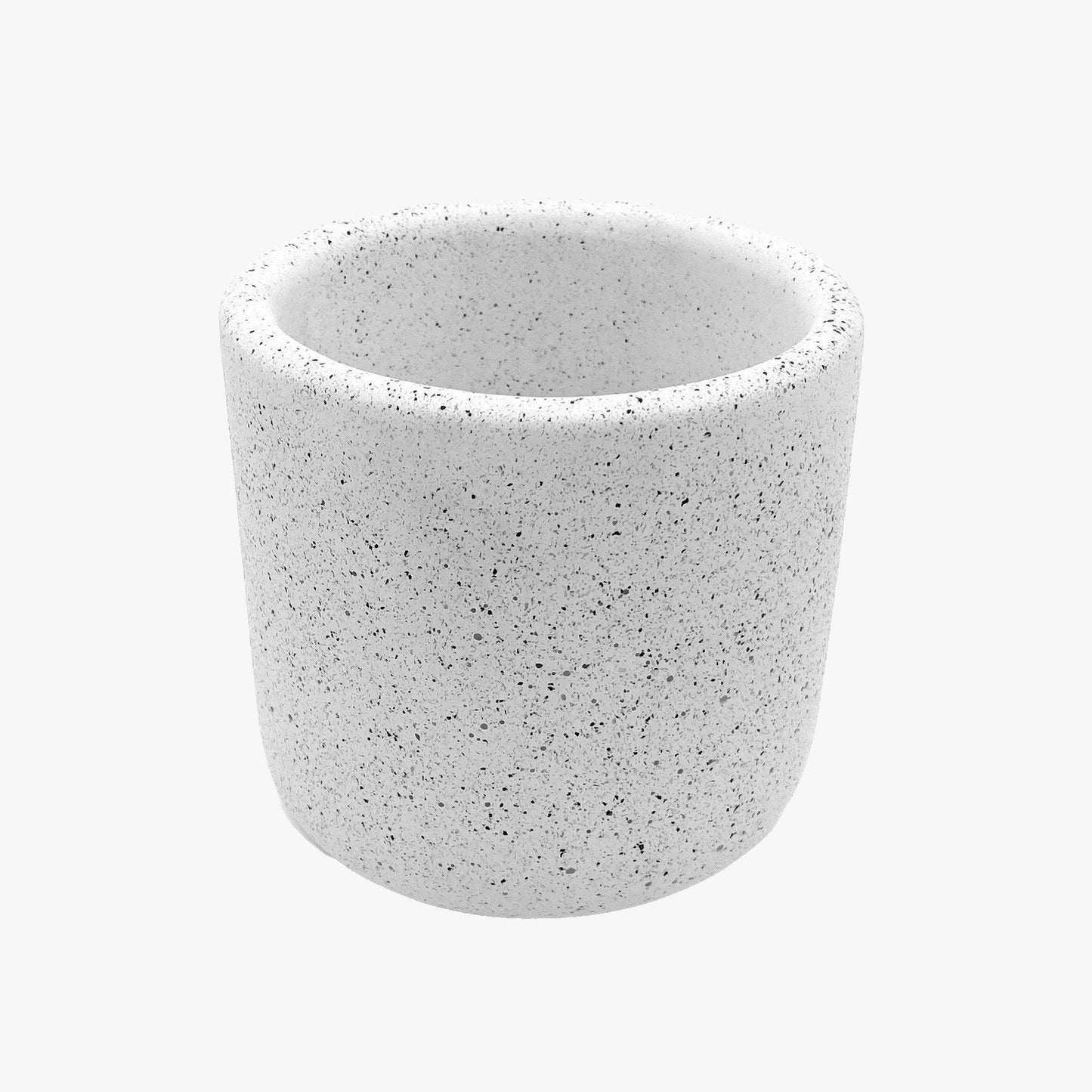 Medium Jesmonite Pot in White