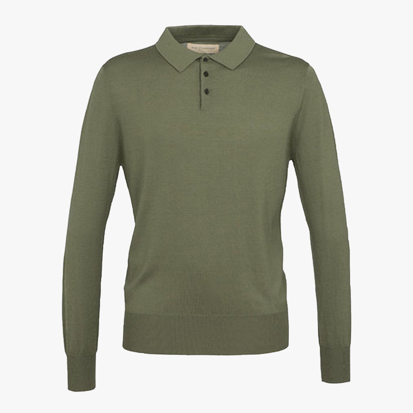 Long Sleeve Merino Polo Shirt
