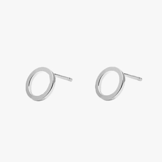 Mini Circle Stud Earrings