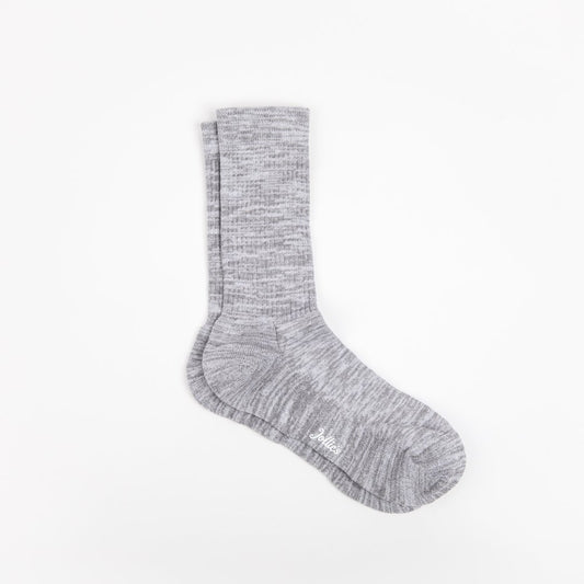 Twister Socks in Light Grey Organic Cotton