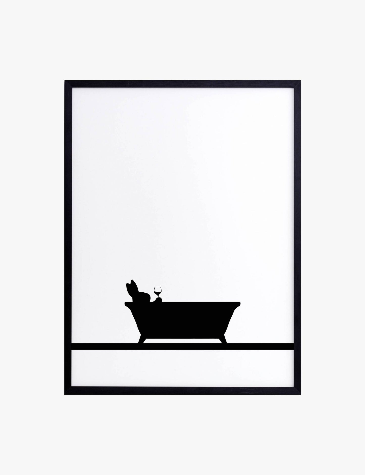 Bathtime Rabbit Print