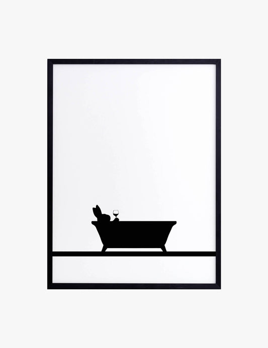 Bathtime Rabbit Print