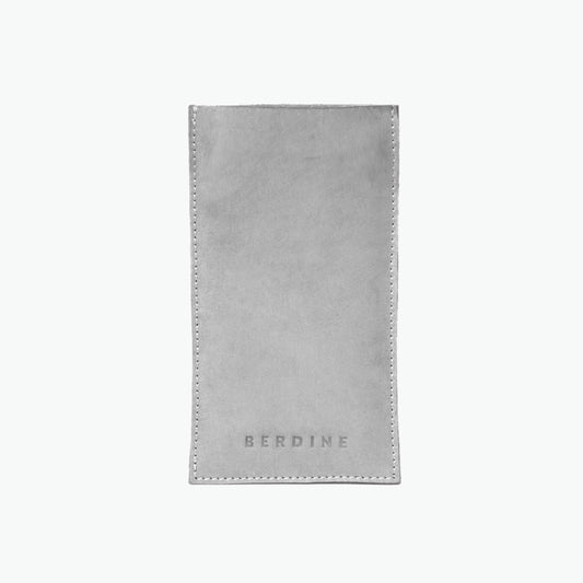 Buffalo Leather Smartphone Case in Light Grey