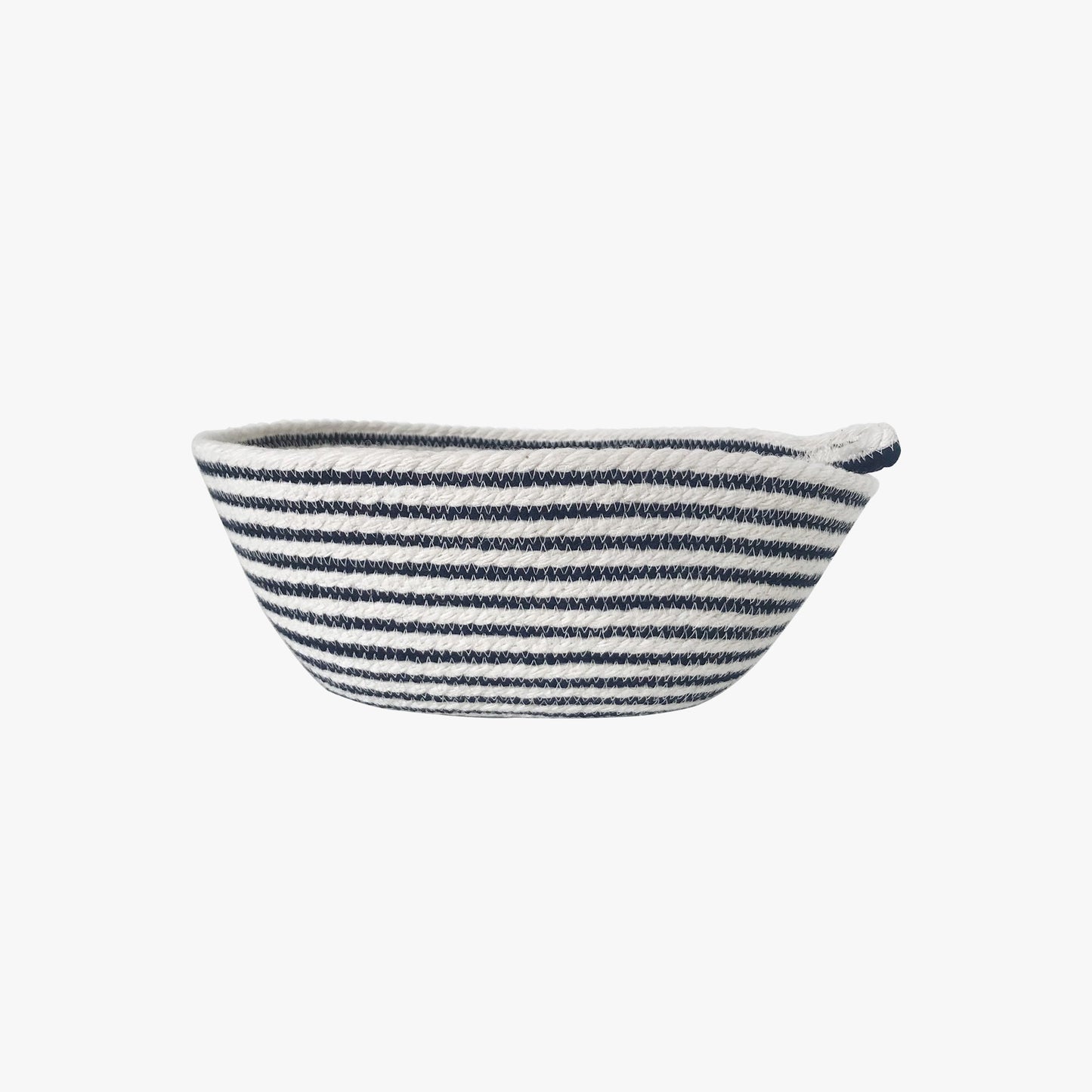 Small Striped Cotton Rope Basket (Exclusive)