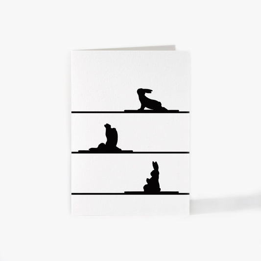 Yoga Rabbit Card