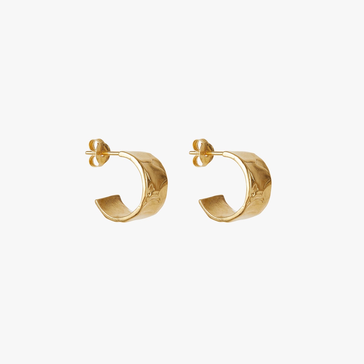Eternal Flame Gold Hoops