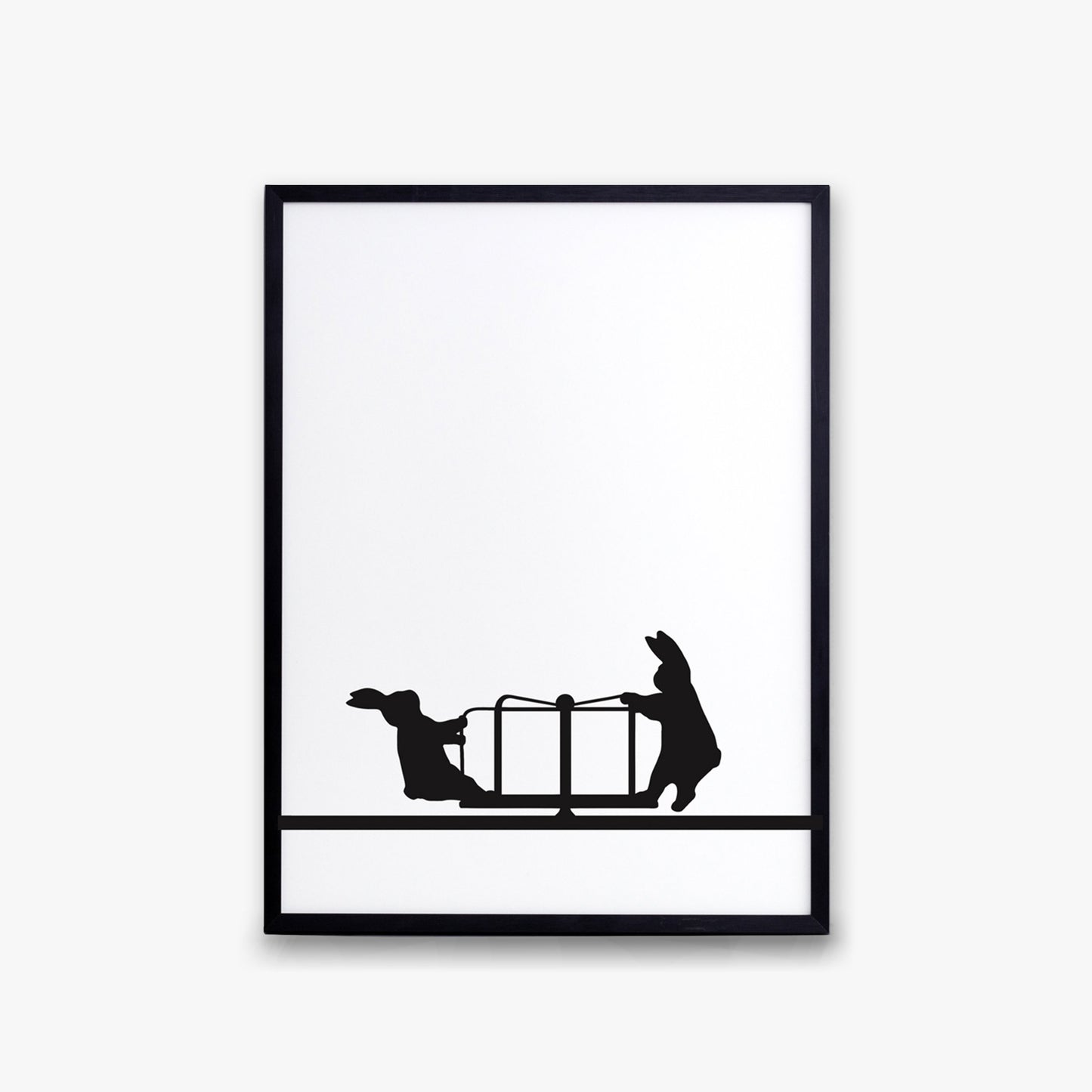 Roundabout Rabbit Print