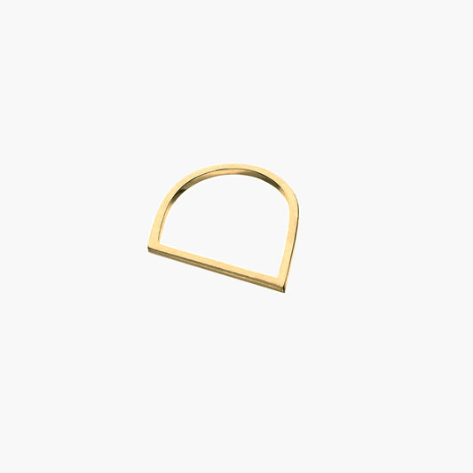 Gold Slant Ring