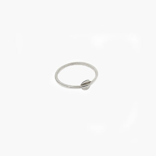 Silver Disc Midi Ring