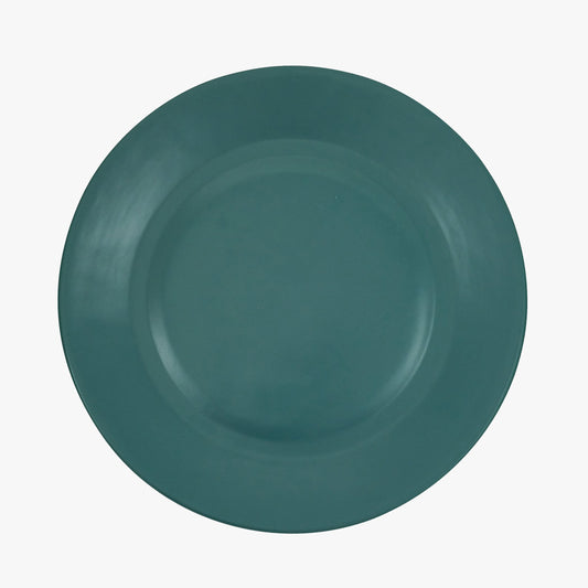 Matt Teal Ceramic Dinner Plate