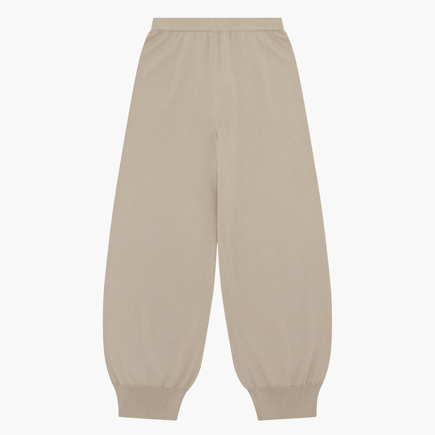 Dansu Knitted Trousers in Taupe