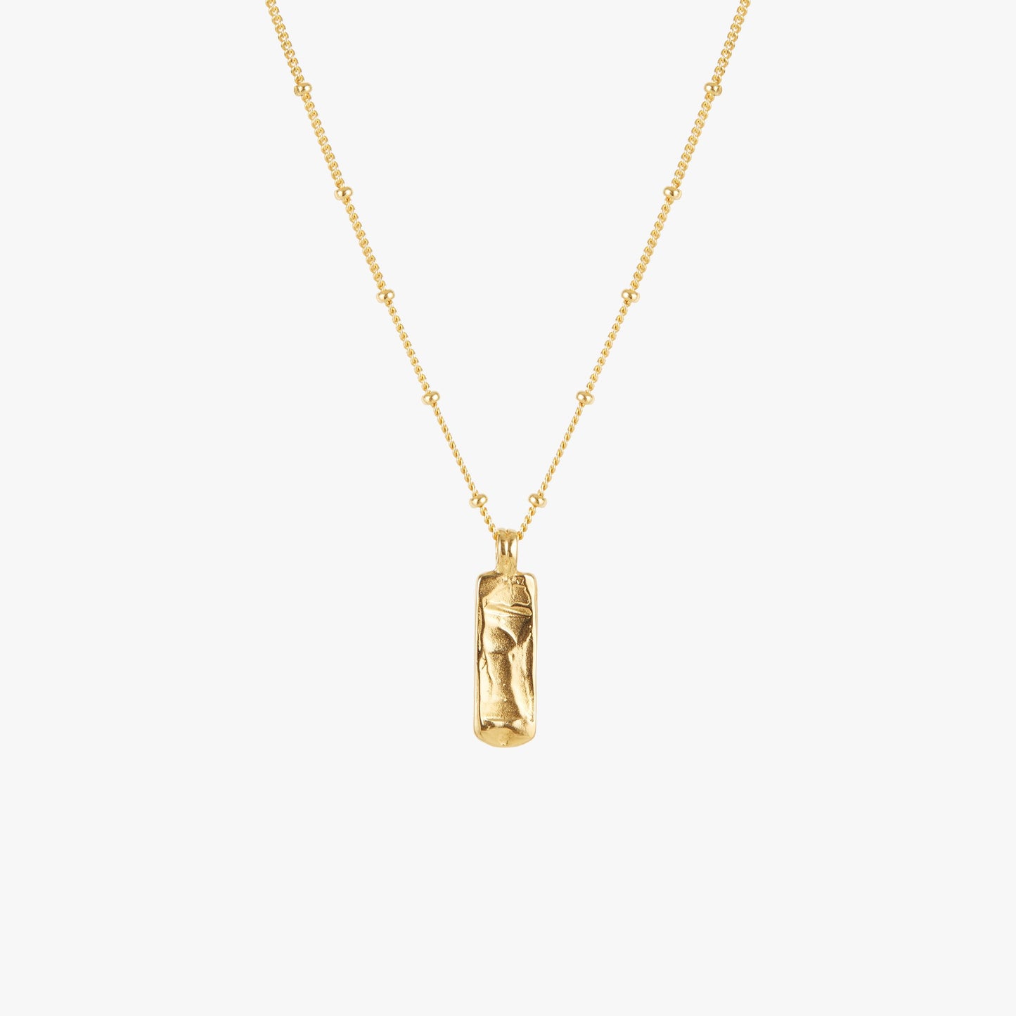Moon River Bar Gold Necklace