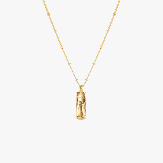 Moon River Bar Gold Necklace