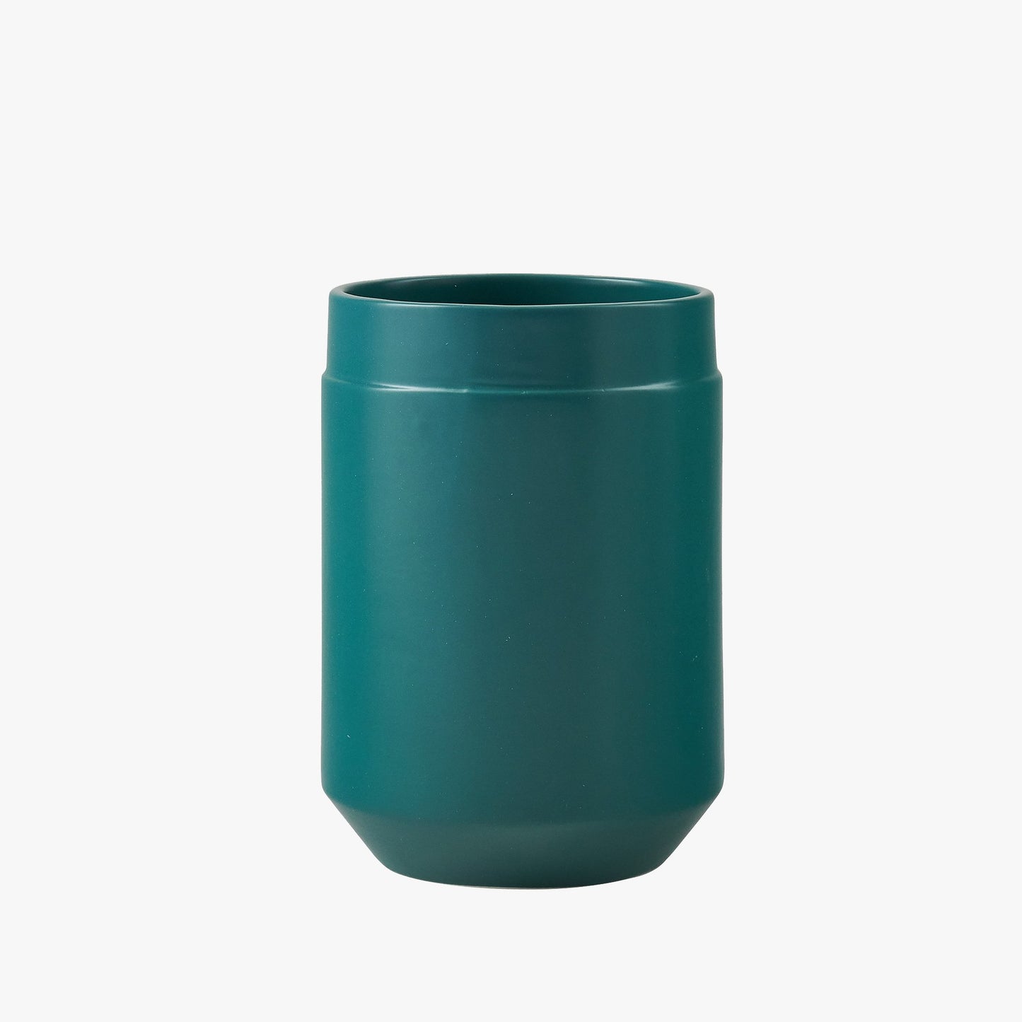 Matt Teal Ceramic Vase