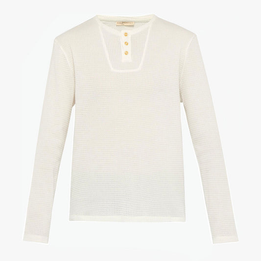 Waffle Effect Mako Cotton Top