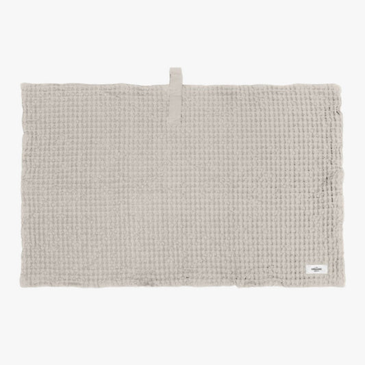 Big Waffle Bath Mat in Stone