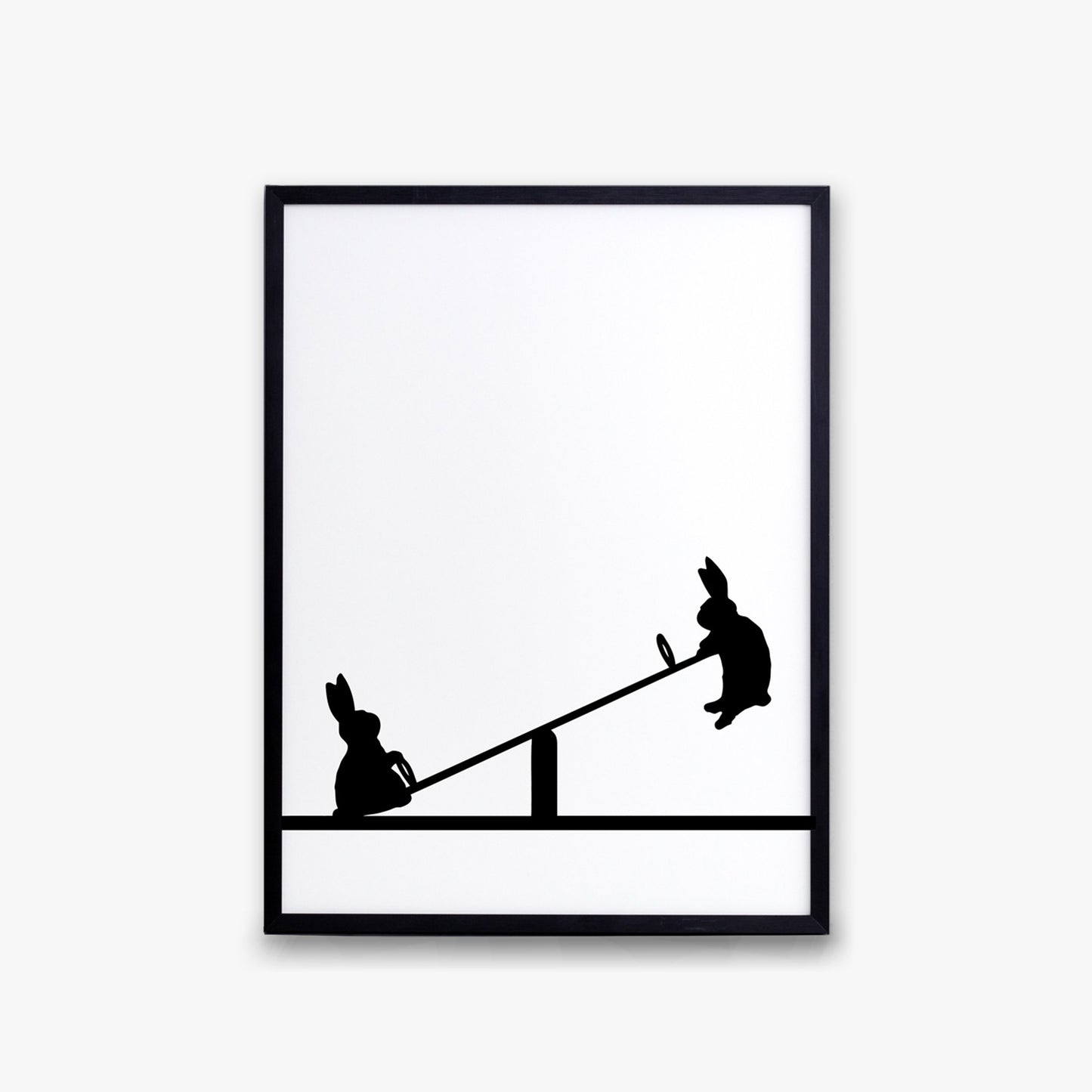 Seesaw Rabbit Print