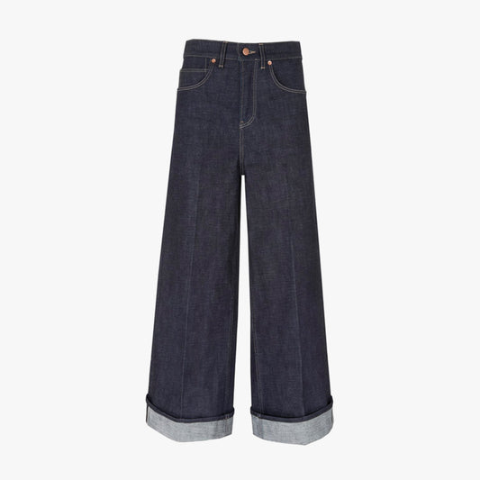 Wide Leg Japanese Selvedge Jeans
