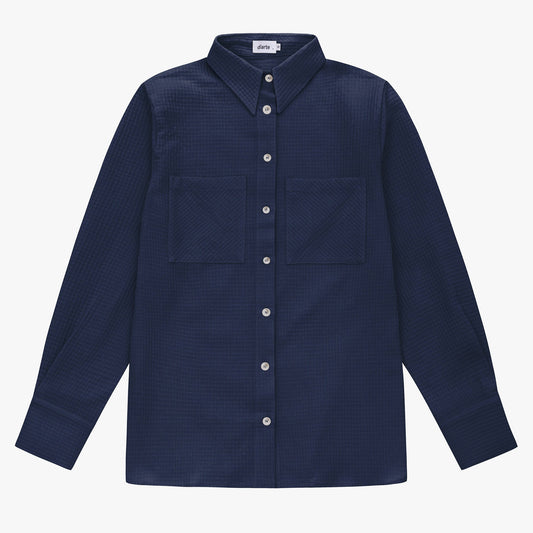 Pierre Organic Cotton Shirt in Indigo