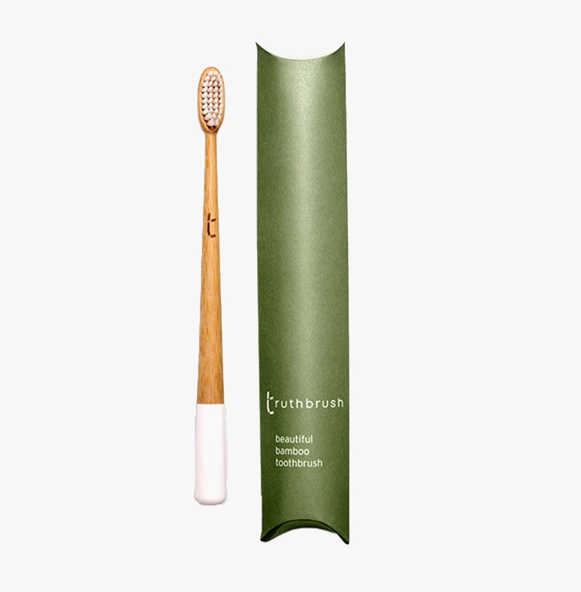 Bamboo Toothbrush in Cloud White