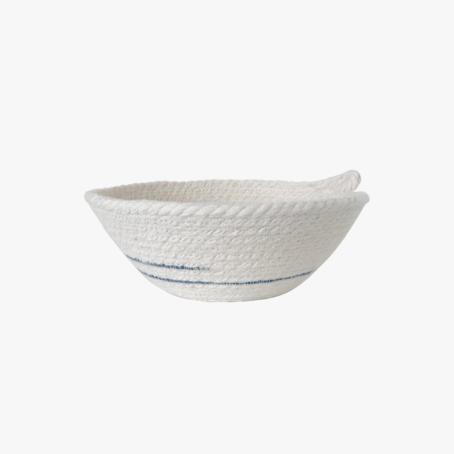 Small Cotton Rope Bowl in Stripe (Exclusive)