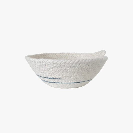 Small Cotton Rope Bowl in Stripe (Exclusive)