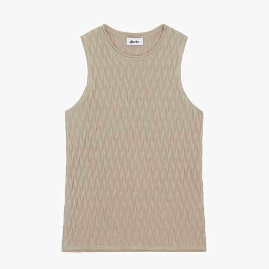 Sirkel Top in Taupe Cotton