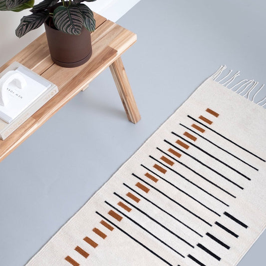 Long Parallel Runner Off White