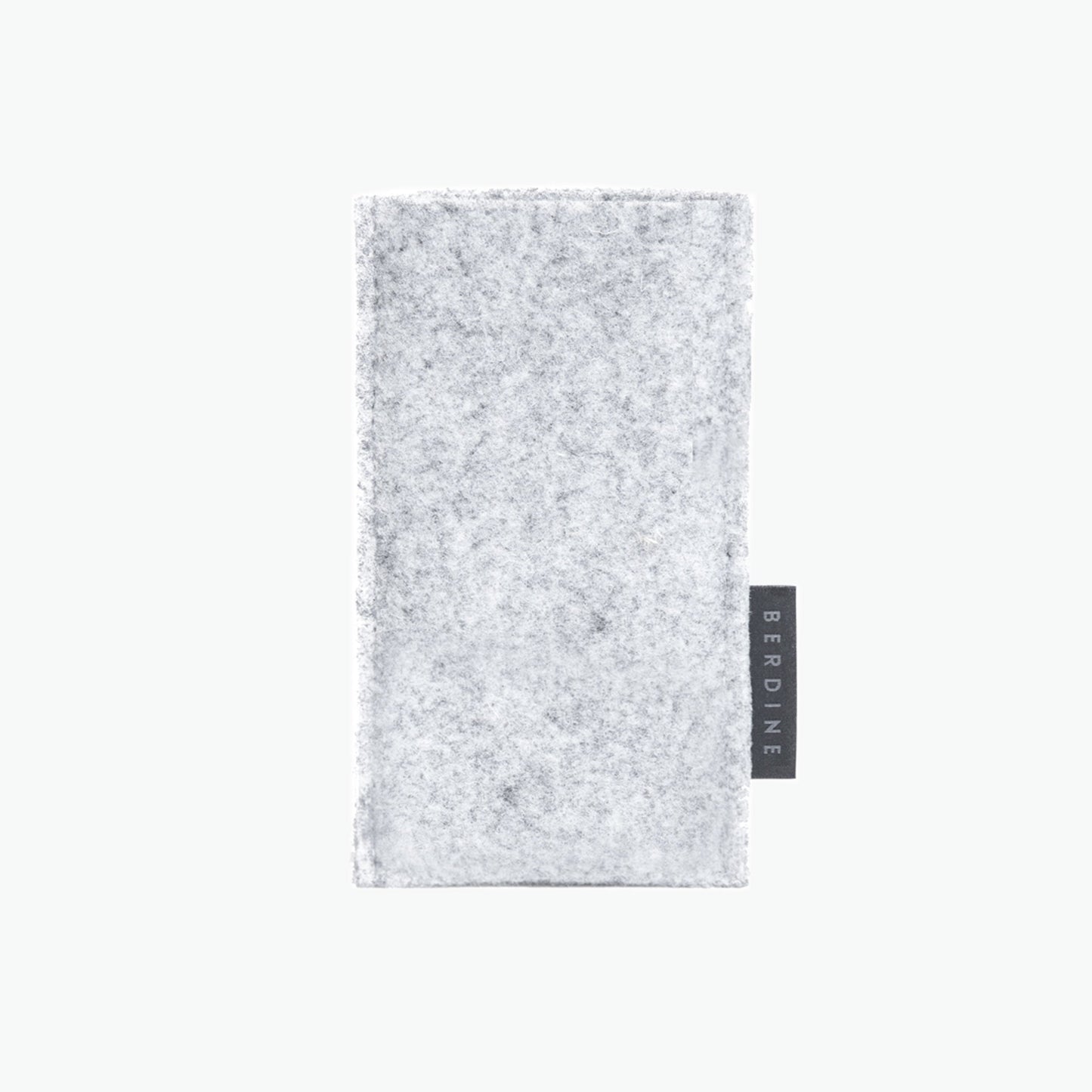 Felt Wool Smartphone Case in Light Grey