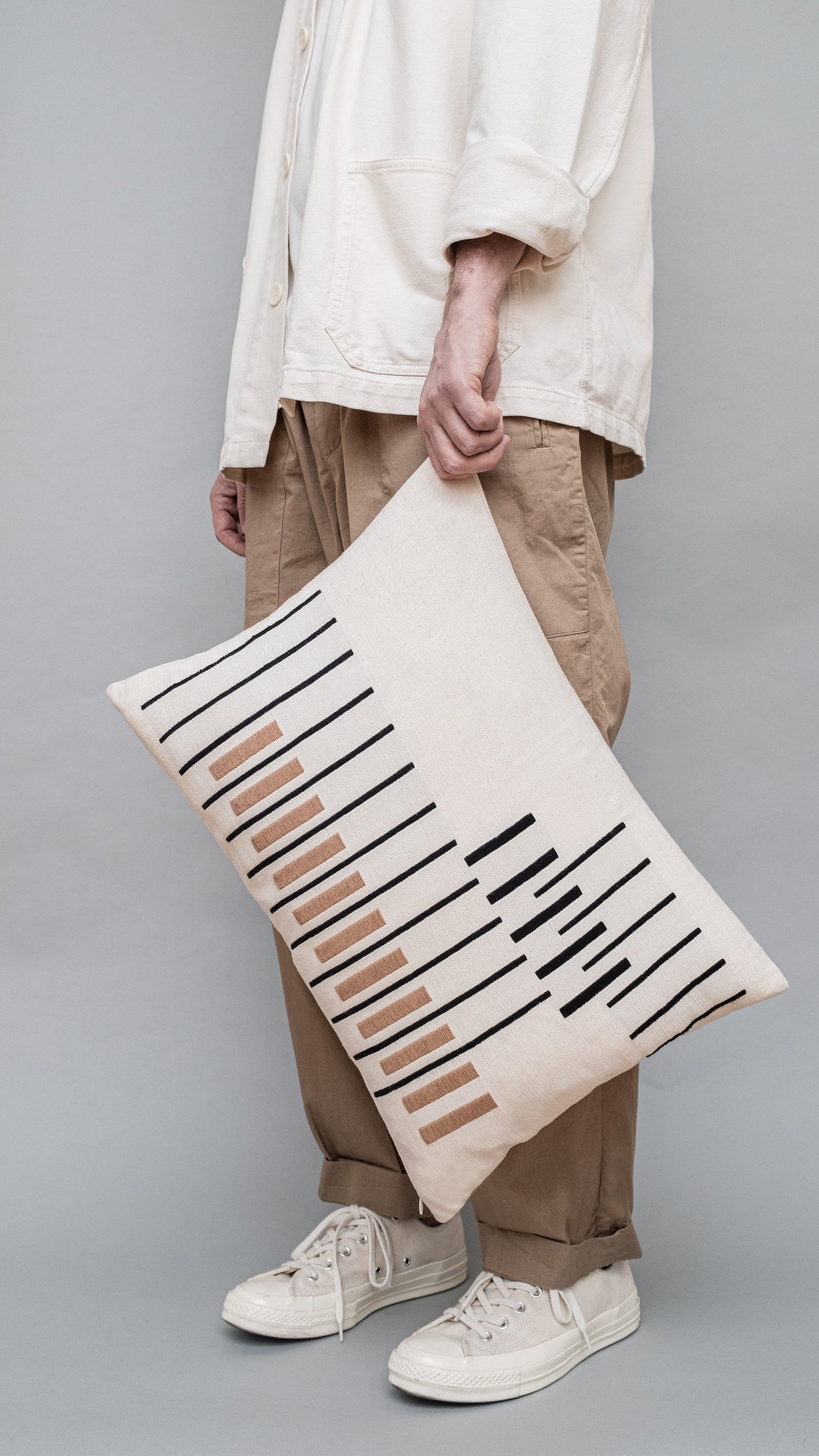 Parallel Cushion Off White