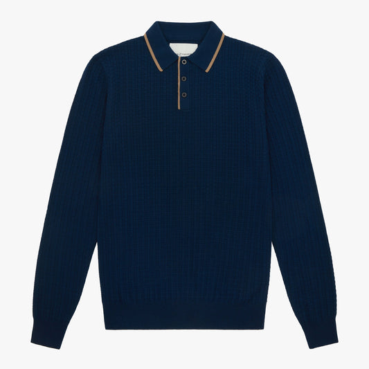 King & Tuckfield Textured Polo