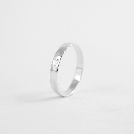 Feel The Love Silver Ring