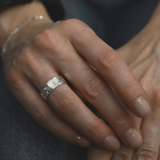 Eternal Flame Silver Ring