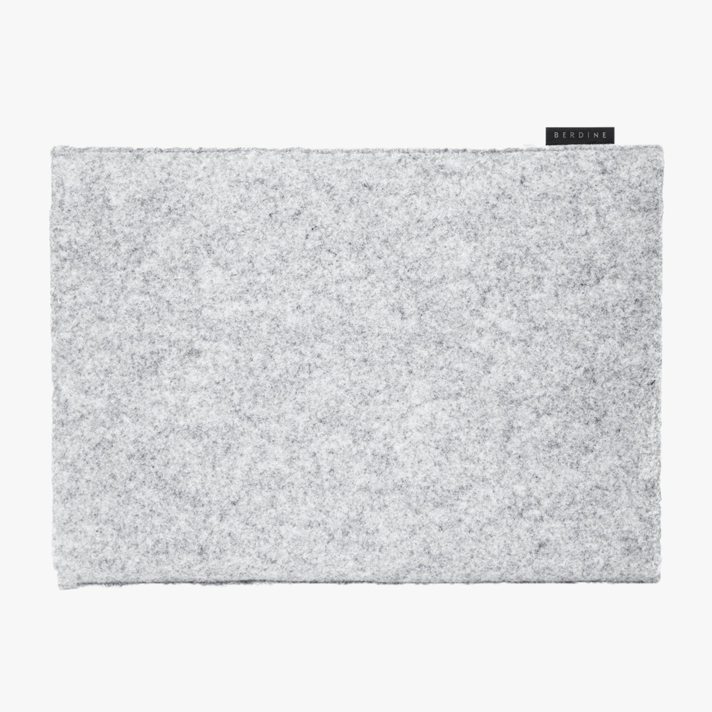 Felt Wool Computer Sleeve 13" in Light Grey