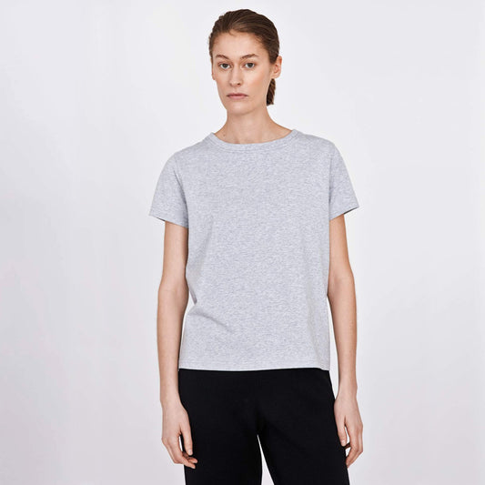 Kim Cotton T-Shirt in Grey