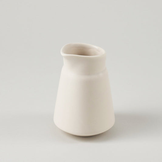 Matt Greige Ceramic Milk Jug