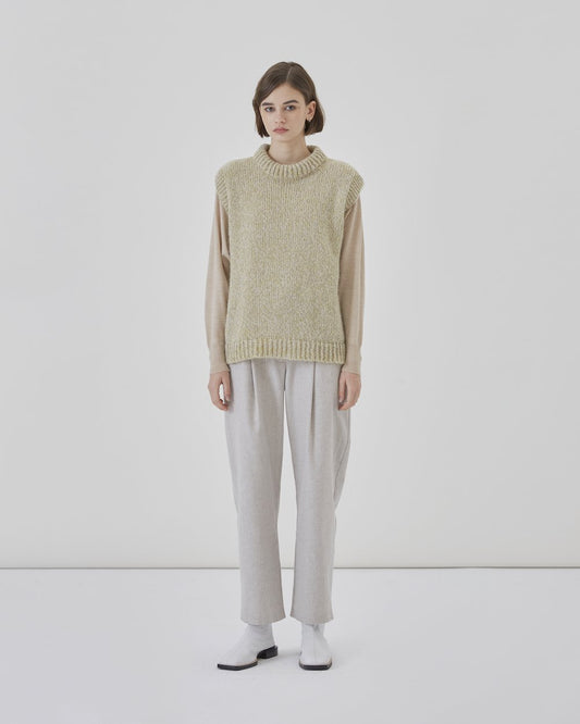 Palmer Trousers in Light Grey Recycled Cotton