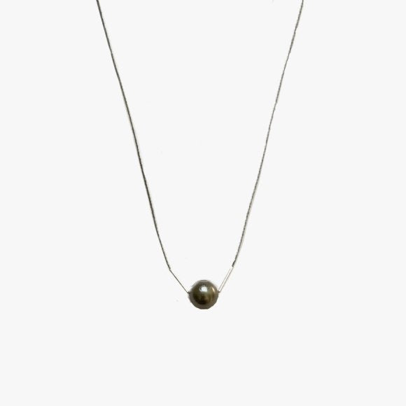 Tahitian Pearl Moon Necklace