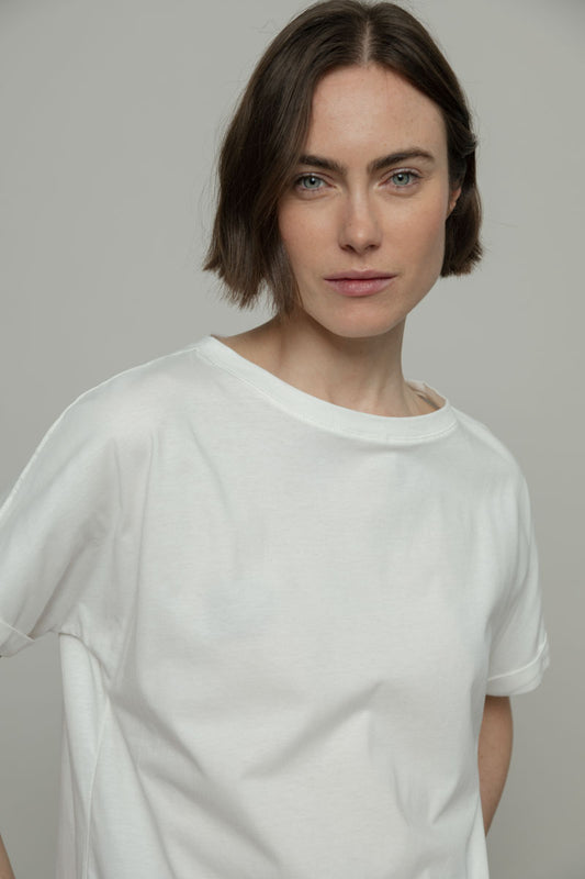 Cris Organic Cotton T-Shirt in White