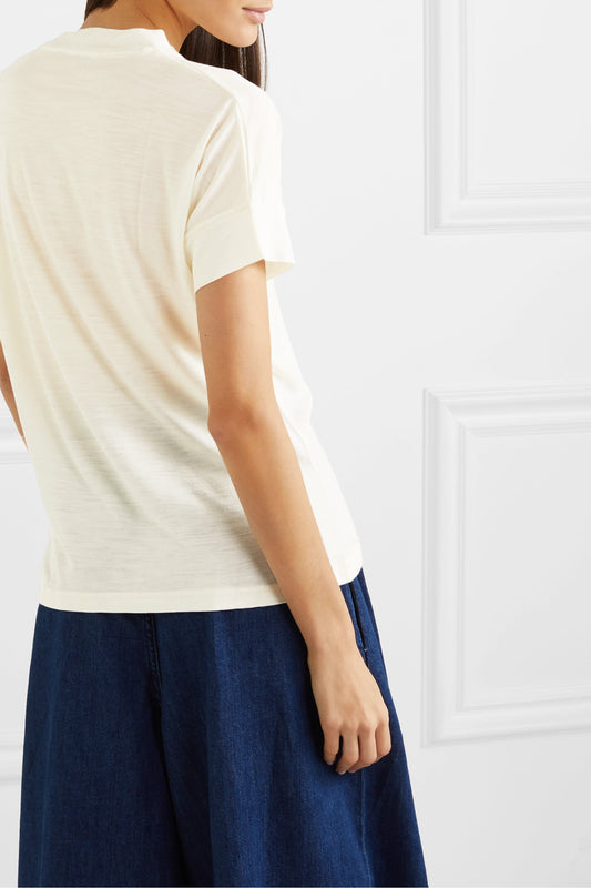 Merino T-Shirt in Ivory