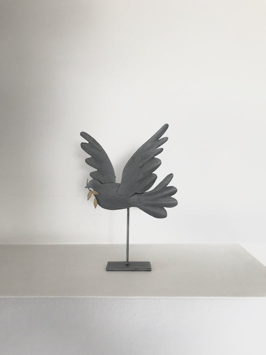 Decorative Mini Dove in Silver (Exclusive)