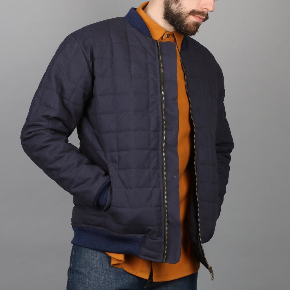 Quilted Bomber Jacket