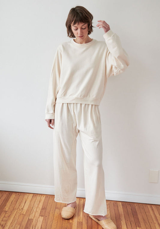 Easy Sweatshirt in Natural Organic Cotton