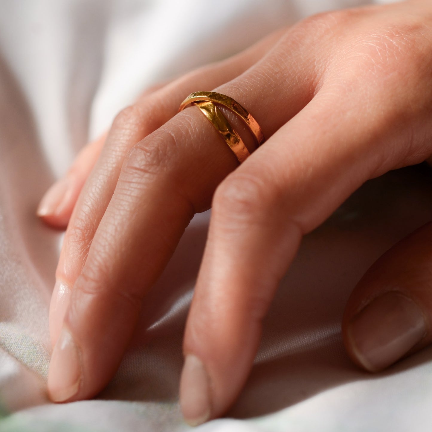 Infinity Interlinked Gold Ring