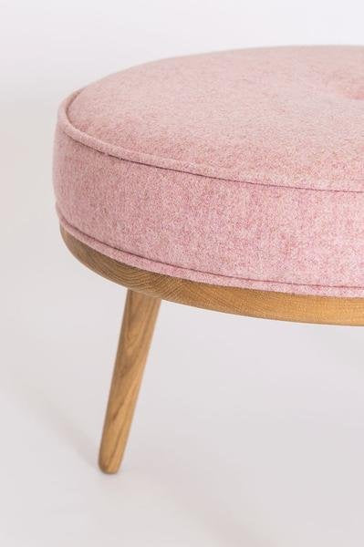 Moonshine Footstool in Candy