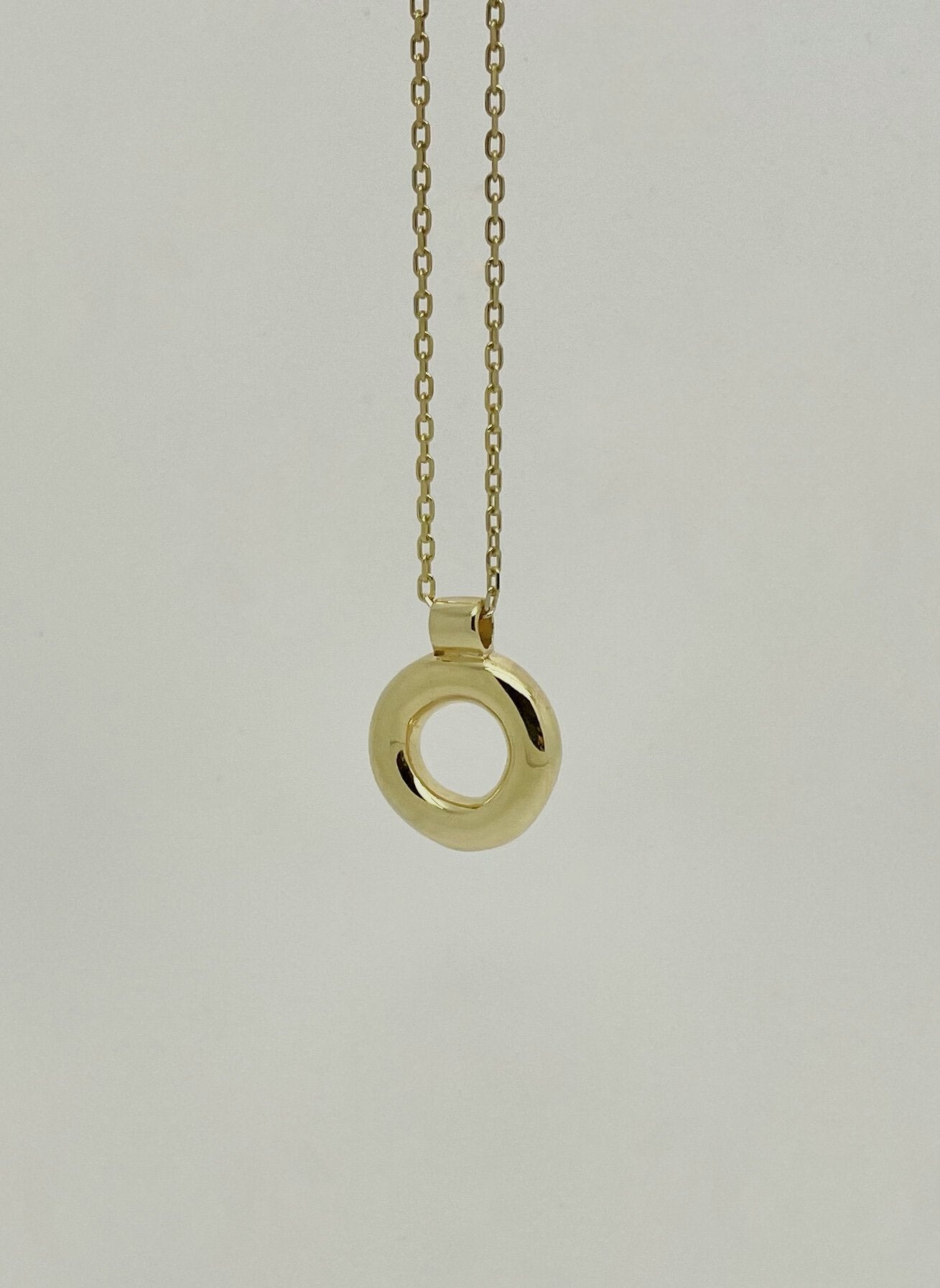 'J' 'O' 'R' 'S' Initial Pendant in Gold