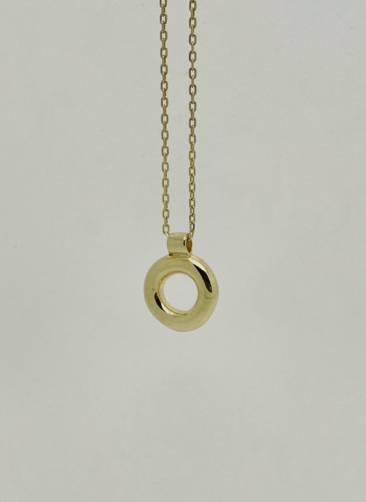 'J' 'O' 'R' 'S' Initial Pendant in Gold
